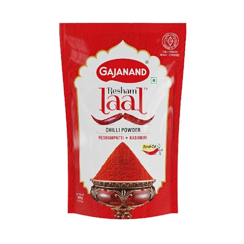 Gajanand Reshamlaal Chilli Powder Gajanand Reshamlaal Chilli Powder-pack size-500 gm