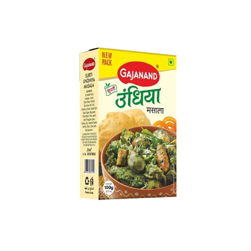 Gajanand Undhiya Masala Gajanand Undhiya Masala-Pack Size-100 g