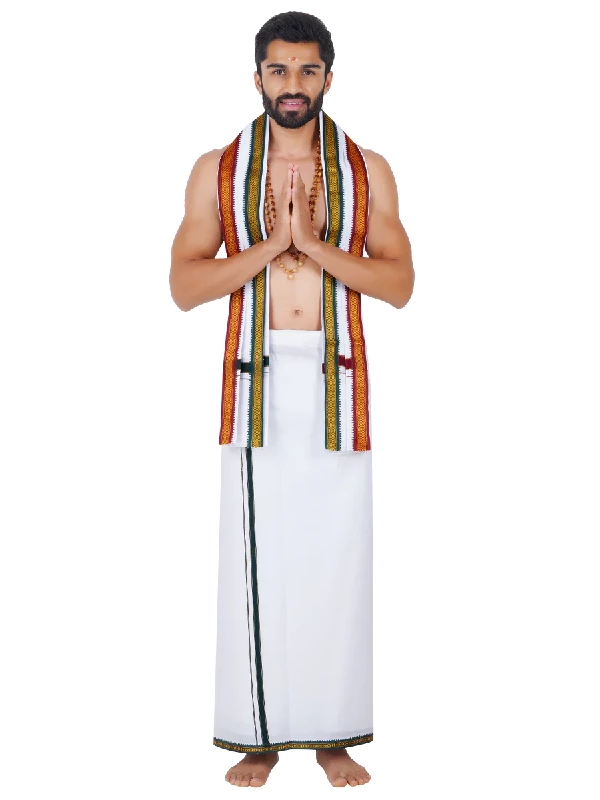 Gandarva Angavasthiram White (Towel) - Image 2