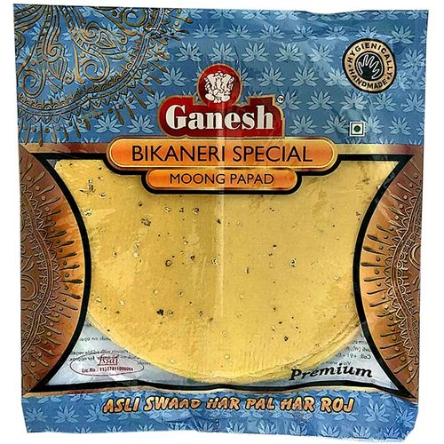 Ganesh - Bikaneri Special Moong Papad Ganesh - Bikaneri Special Moong Papad--250 g Pouch