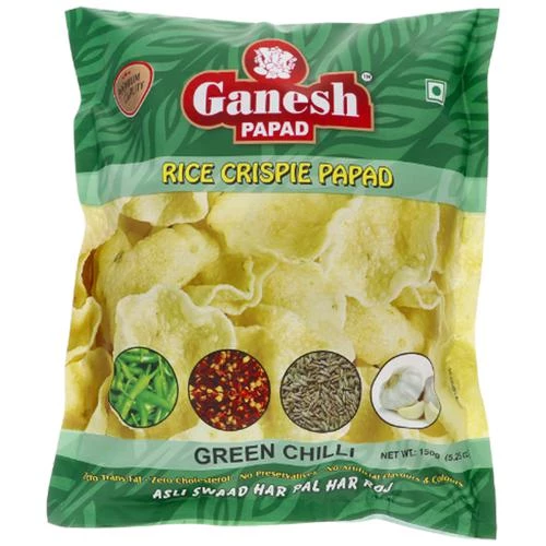 Ganesh Papad Papad - Green Chilly Ganesh Papad Papad - Green Chilly--150 g