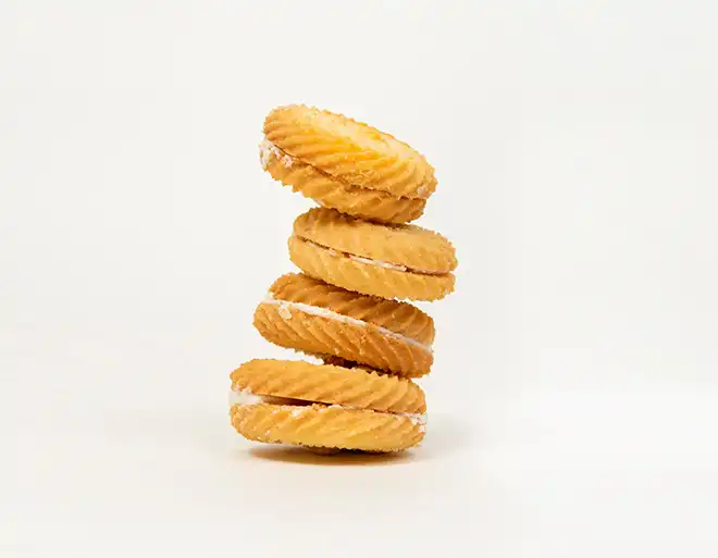 Ganesh Gruh Udyog Rk Pineapple Cream Biscuits
