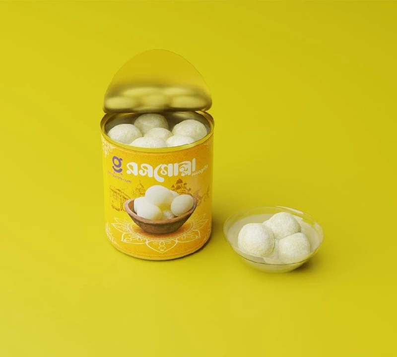 Ganguram tin rosogolla Ganguram tin rosogolla-Pack Size-1 kg