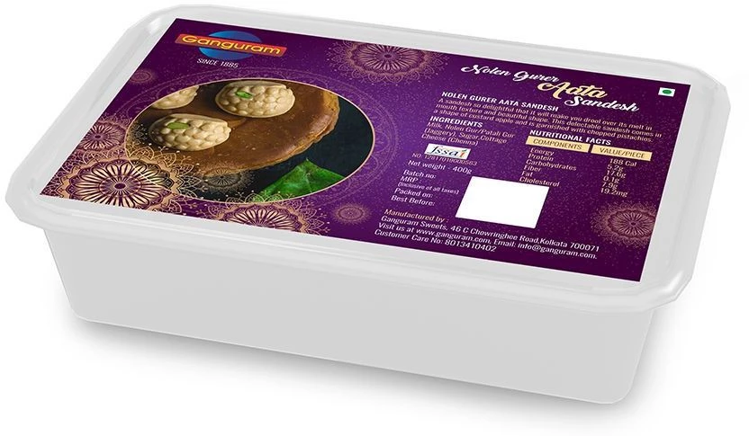 Ganguram's Aata Sandesh Ganguram's Aata Sandesh-Pack Size-400 g