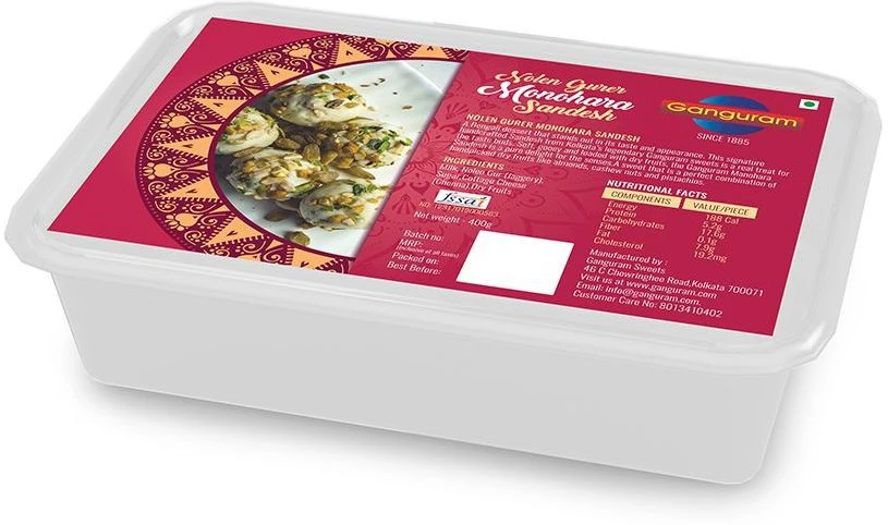 Ganguram's Manohara Sandesh Ganguram's Manohara Sandesh-Pack Size-400 g