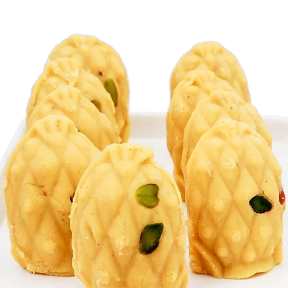 Ganguram's Pineapple Sandesh Karapak Ganguram's Pineapple Sandesh Karapak-Pack Size-400 g