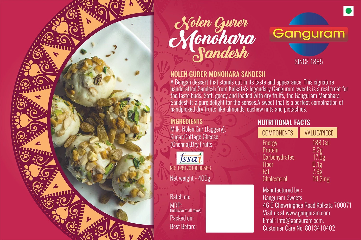 Ganguram's Manohara Sandesh - Image 2