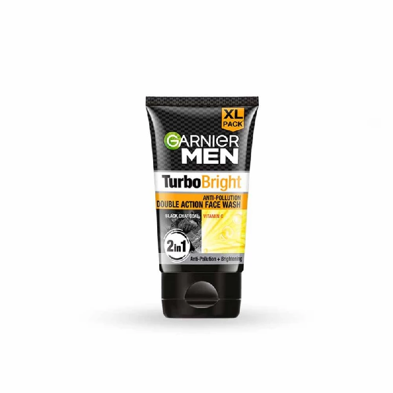 Garnier TurboBright Double Action Face Wash for Brightening & Anti-Pollution Garnier TurboBright Double Action Face Wash for Brightening & Anti-Pollution-Pack Size-150 g