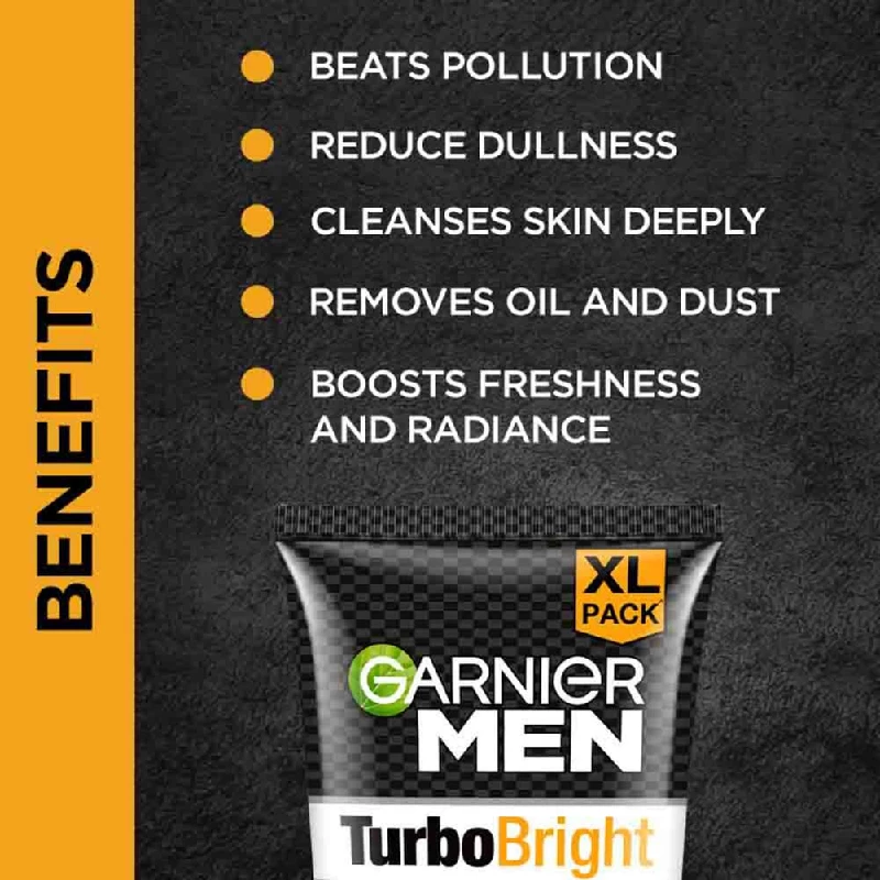 Garnier TurboBright Double Action Face Wash for Brightening & Anti-Pollution - Image 5