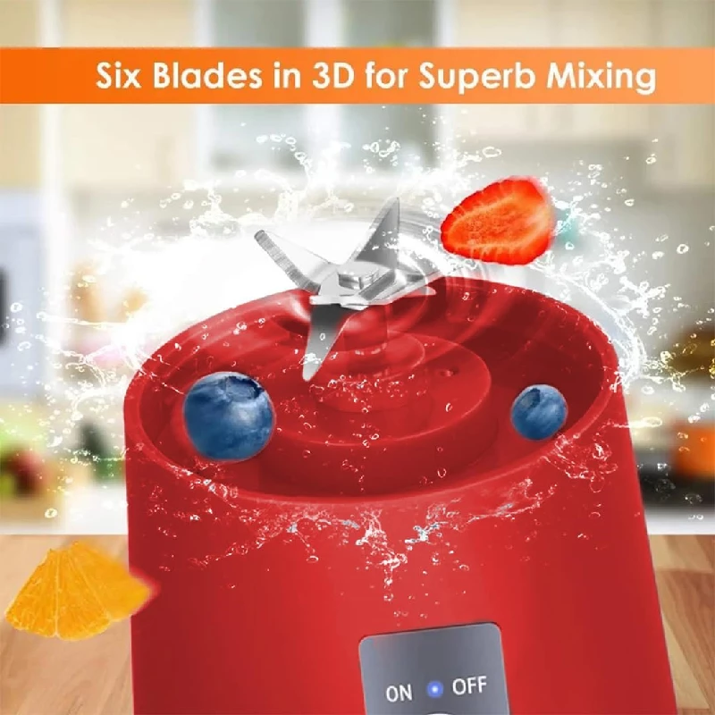 GaxQuly Blender For Smoothie And Juices-Red - Image 2