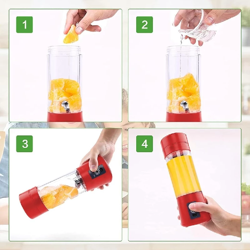 GaxQuly Blender For Smoothie And Juices-Red - Image 3
