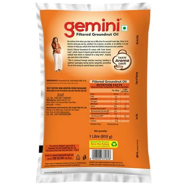 Gemini Filtered Groundnut Oil - Image 9