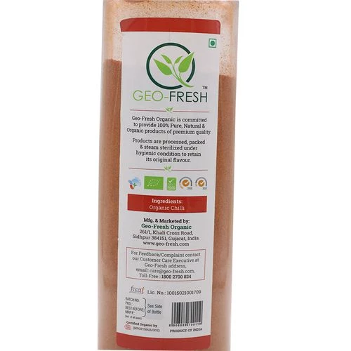 Geo Fresh Powder - Organic Chilli Powder | The Desi Food