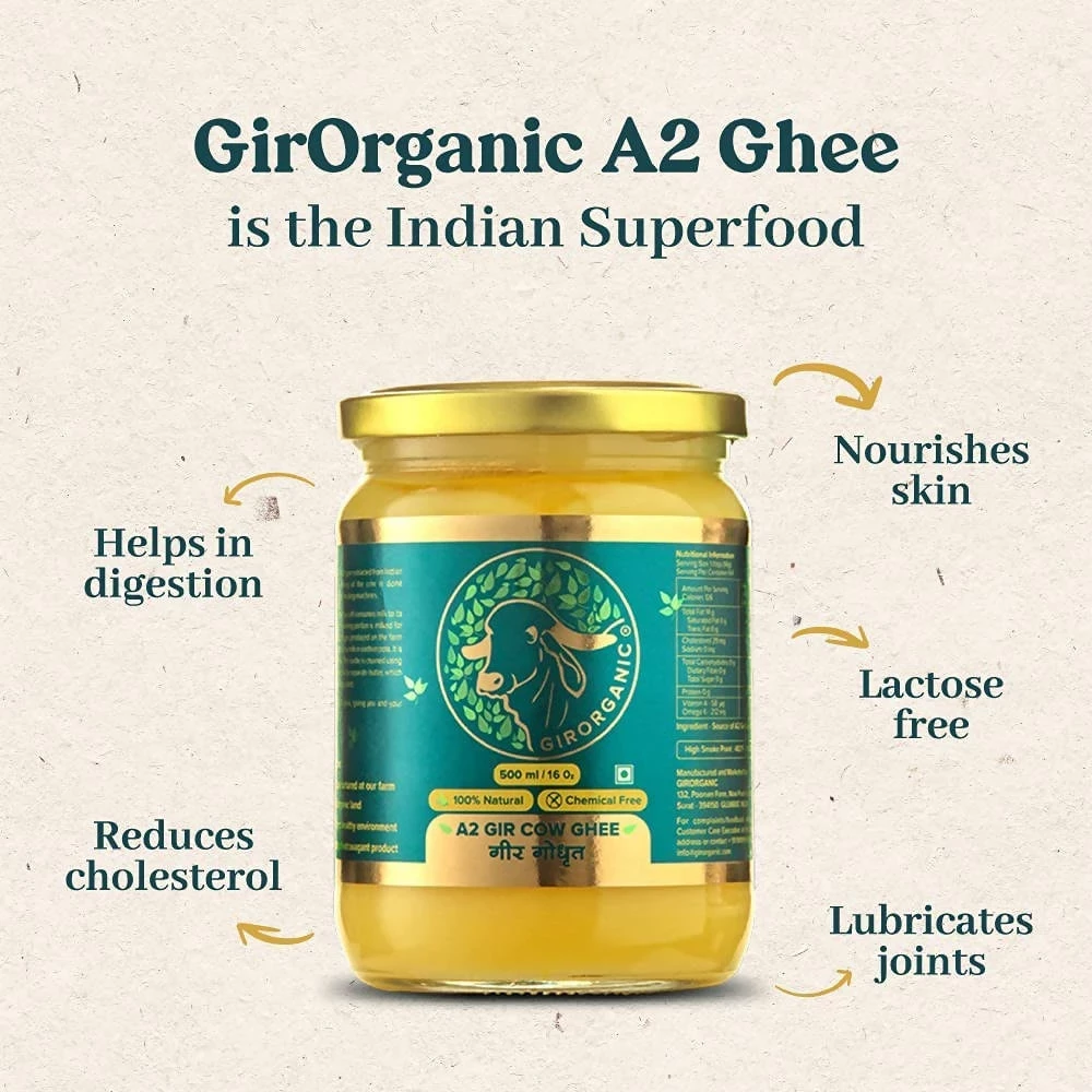 Gir Organic A2 Gir Cow Ghee - Image 2
