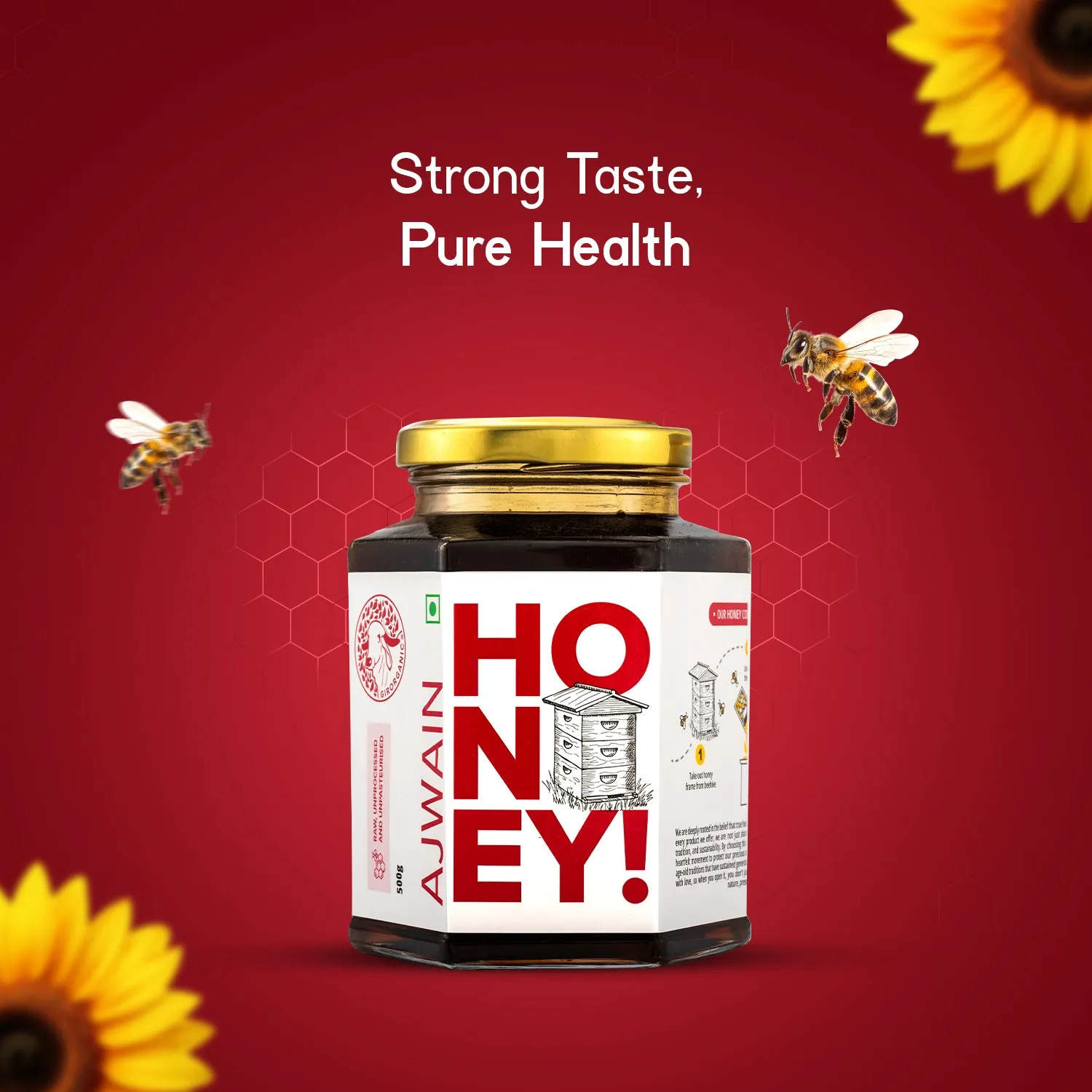 Gir Organic Ajwain Honey - Image 6