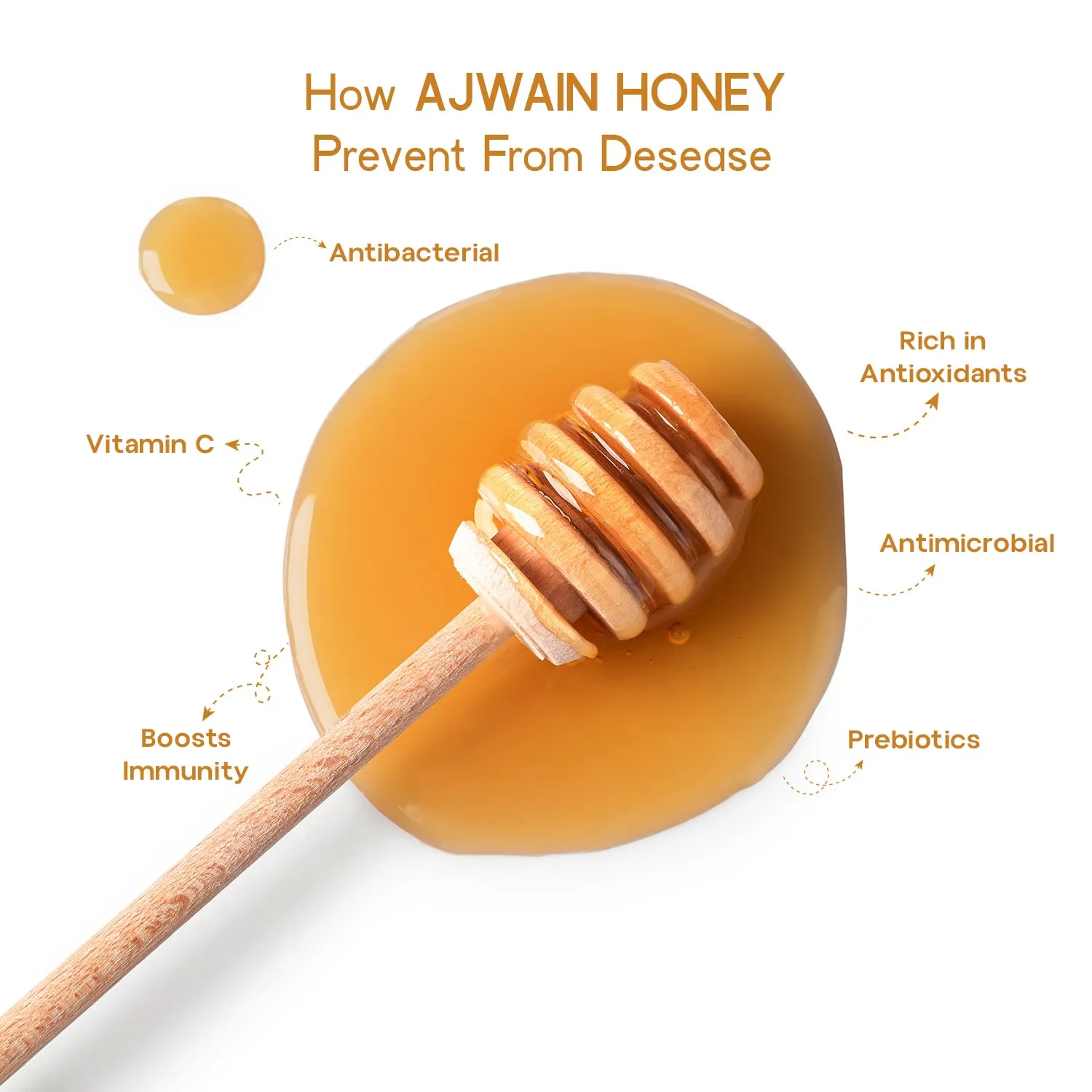 Gir Organic Ajwain Honey - Image 7