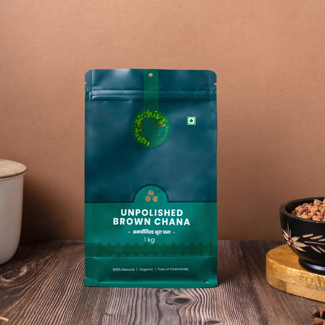 Gir Organic Brown Chana - Unpolished - Image 2