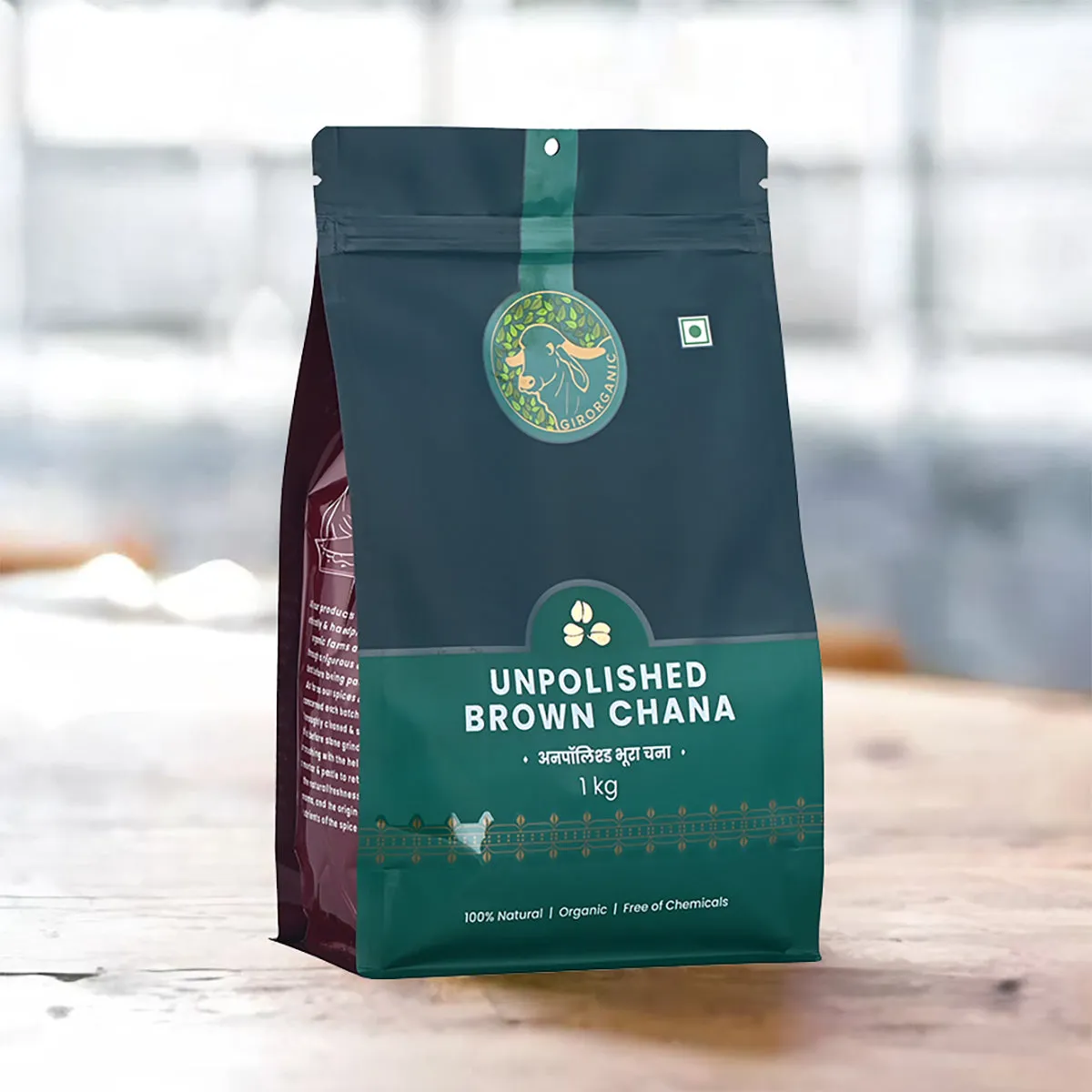 Gir Organic Brown Chana - Unpolished - Image 4