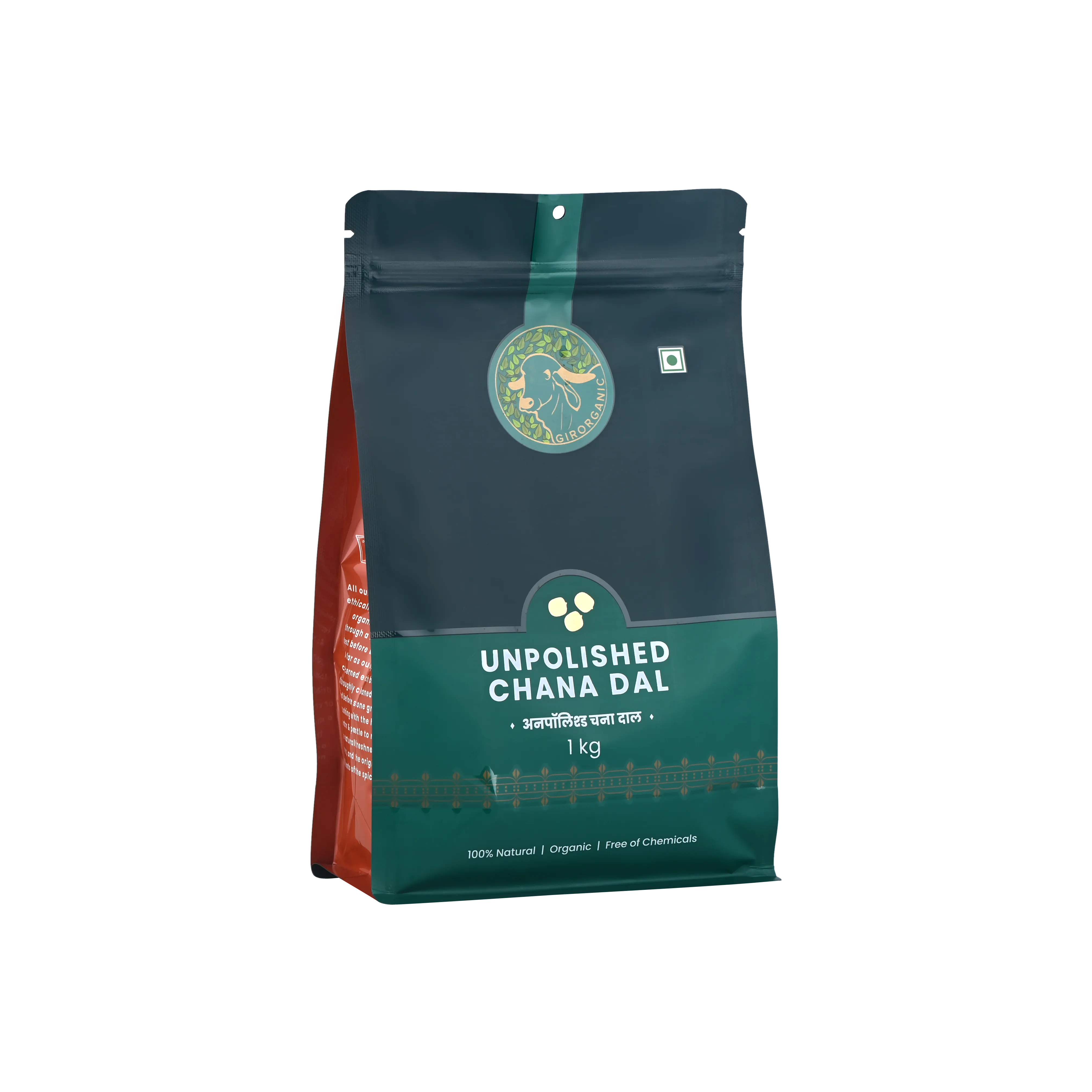 Gir Organic Chana Dal - Unpolished Gir Organic Chana Dal - Unpolished-Pack Size-1000 g