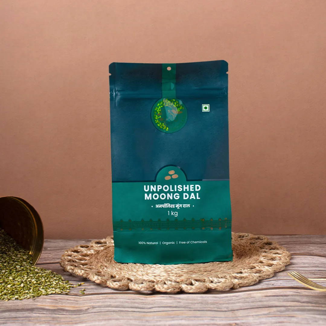 Gir Organic Chilka Moong Dal - Unpolished - Image 2