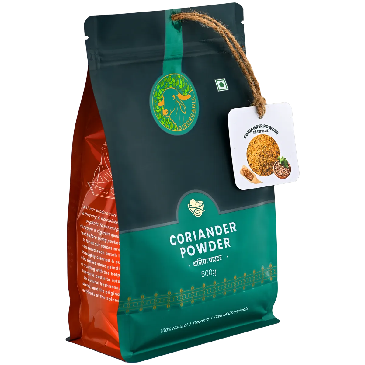 Gir Organic Coriander Powder Stone Ground - Image 14