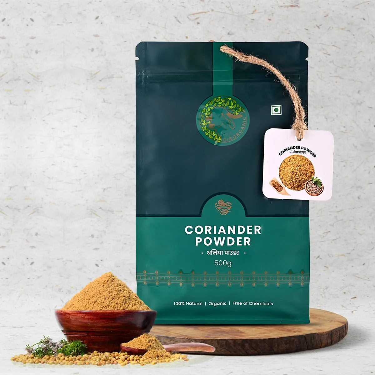 Gir Organic Coriander Powder Stone Ground - Image 15