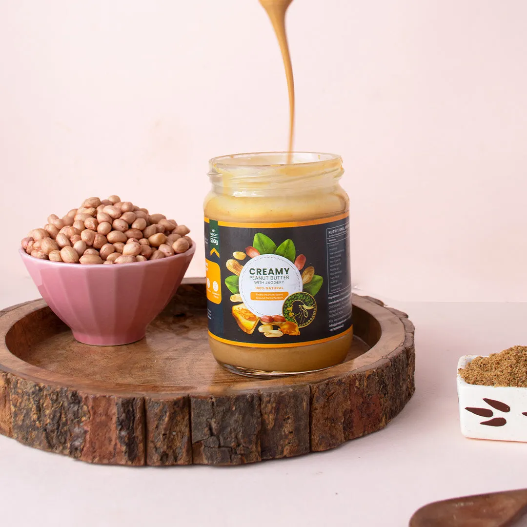 Gir Organic Creamy Peanut Butter with Jaggery - Image 2