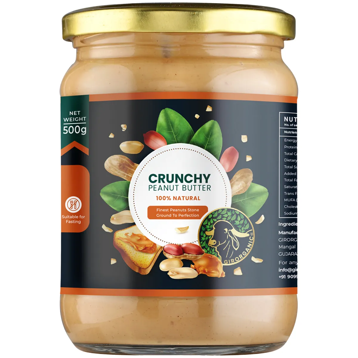 Gir Organic Crunchy Peanut Butter - Image 5