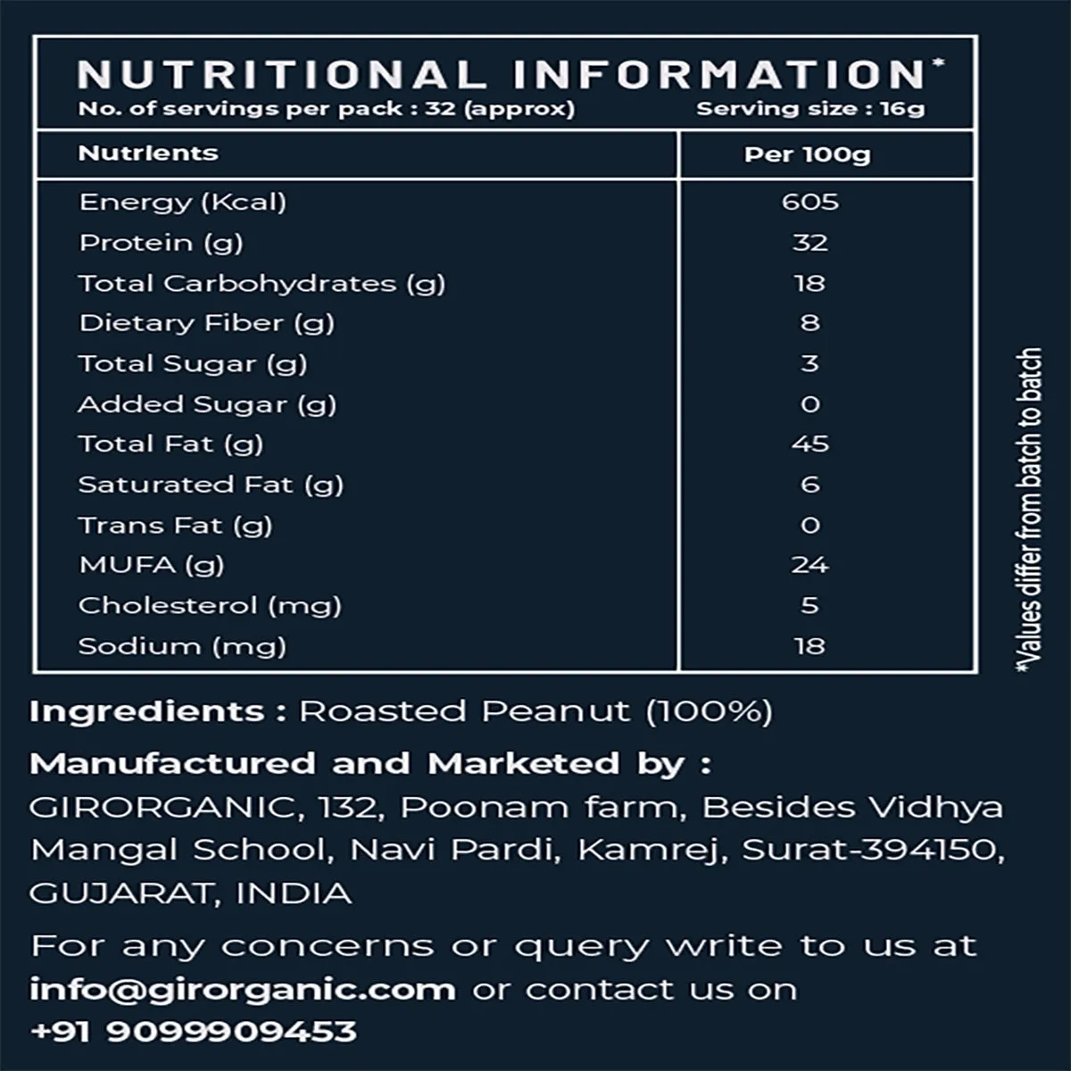 Gir Organic Crunchy Peanut Butter - Image 6