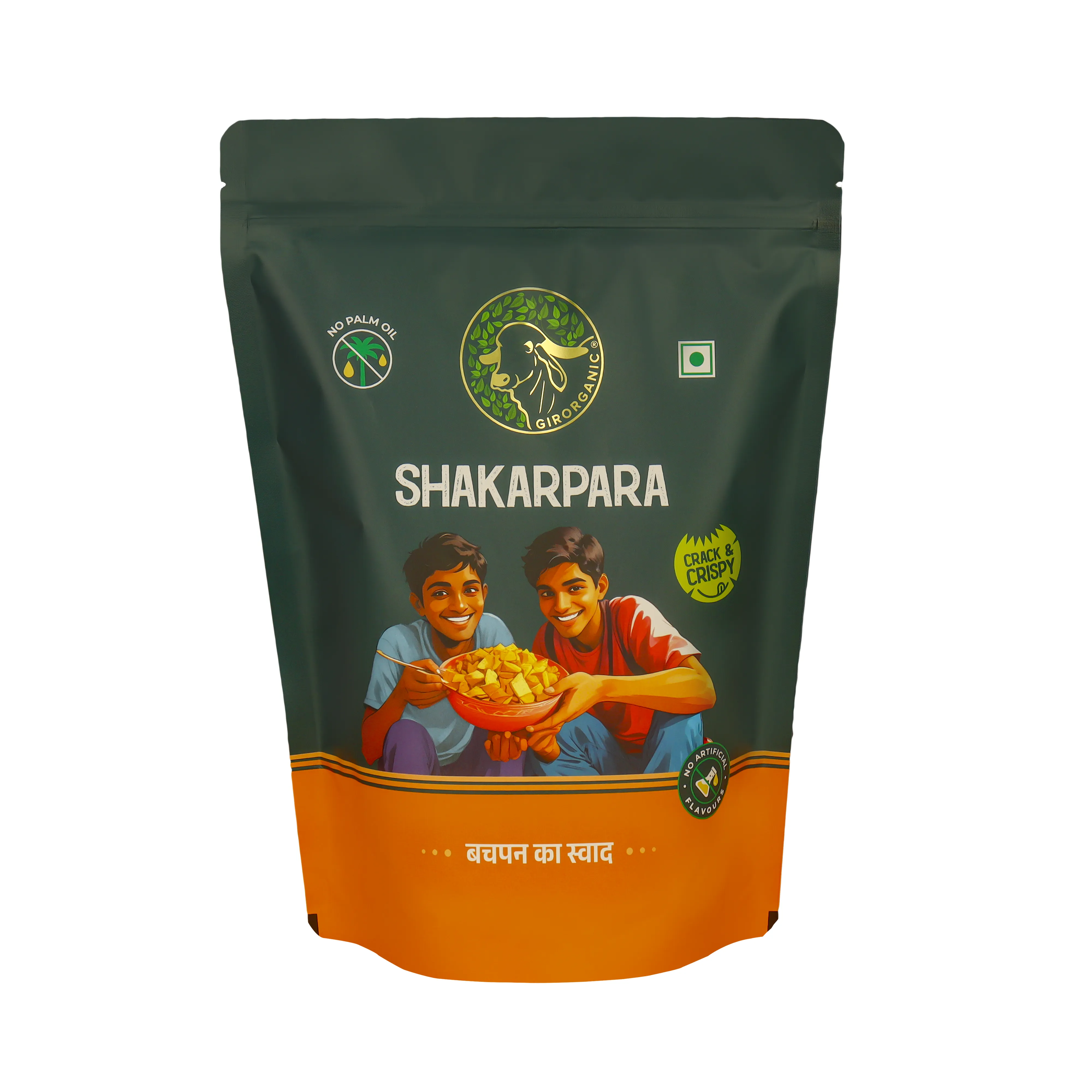 Gir Organic Crunchy Sharkarpara Gir Organic Crunchy Sharkarpara-Pack Size-250 g