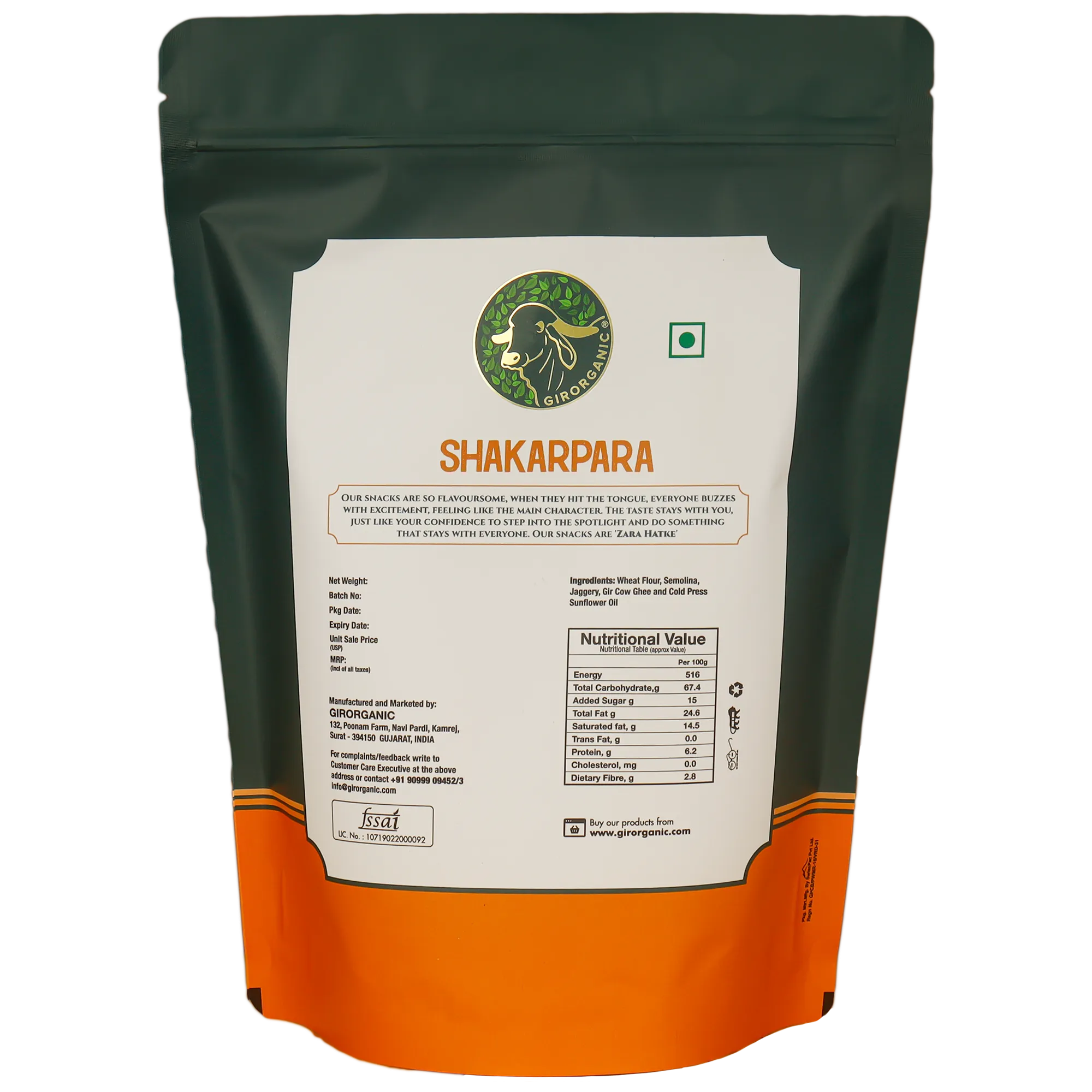 Gir Organic Crunchy Sharkarpara - Image 2
