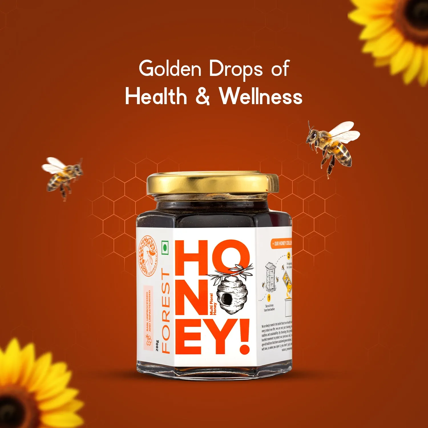 Gir Organic Forest Honey - Image 2