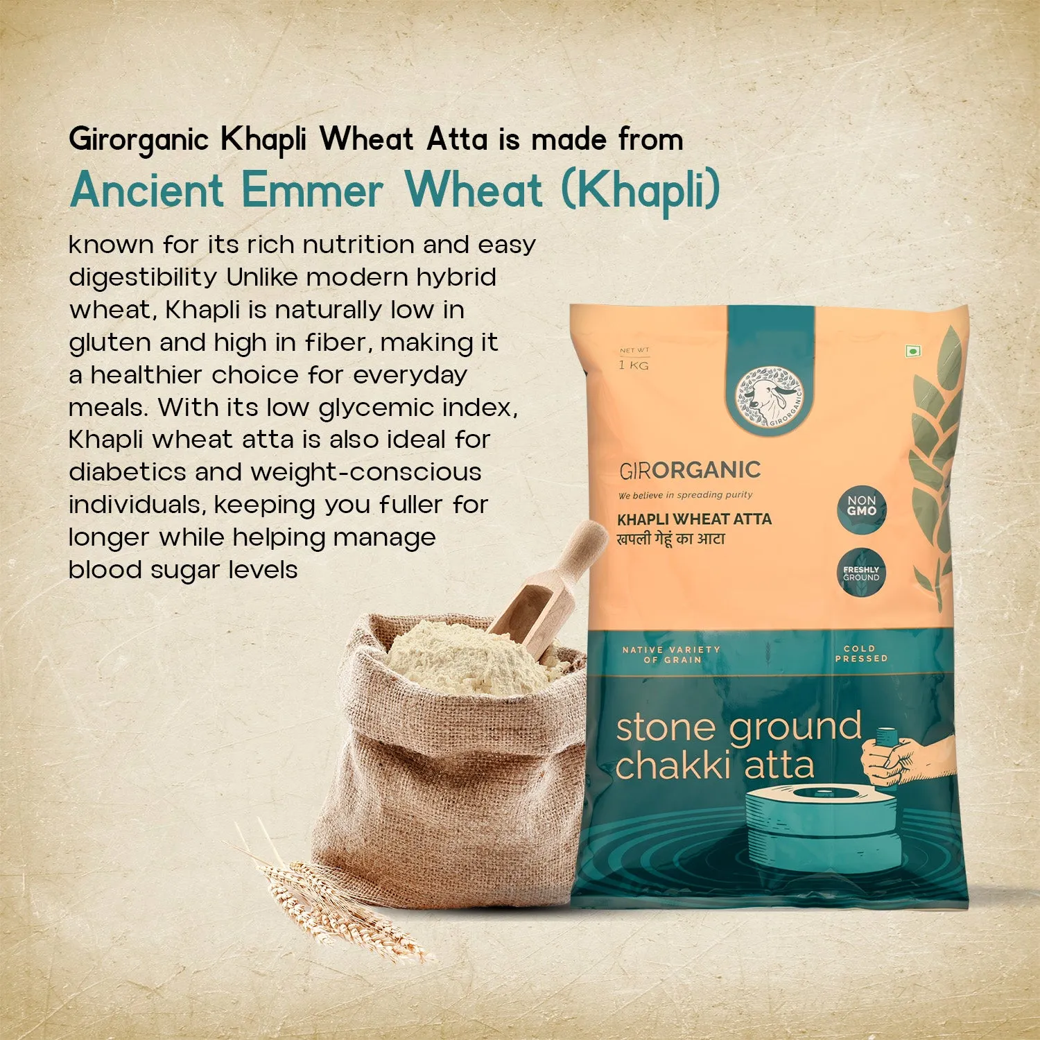 Gir Organic Khapli Wheat Atta - Image 15