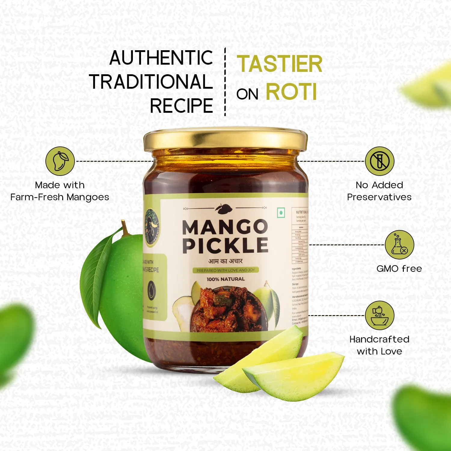Gir Organic Mango Pickle - Image 2