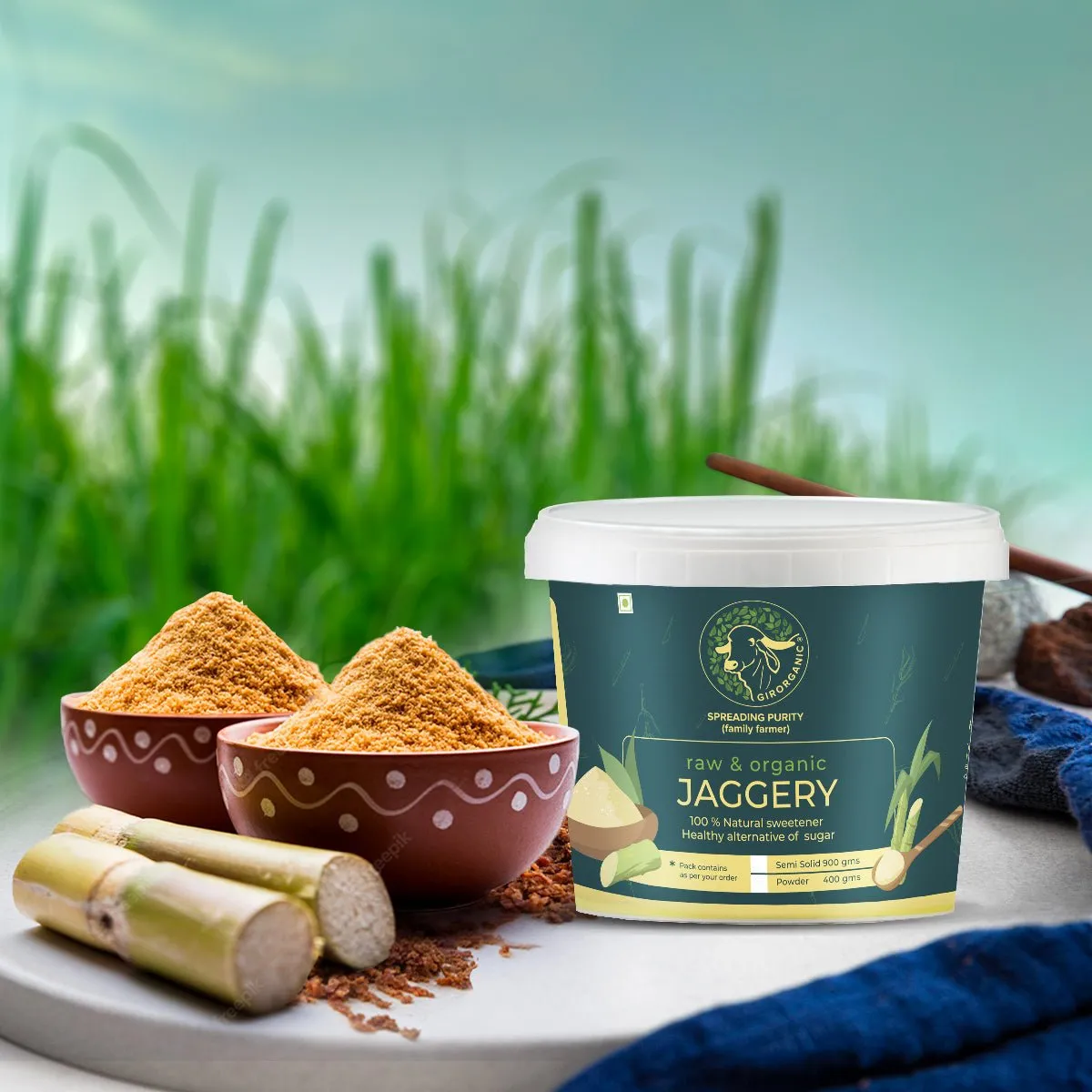 Gir Organic Raw Jaggery Powder - Image 16