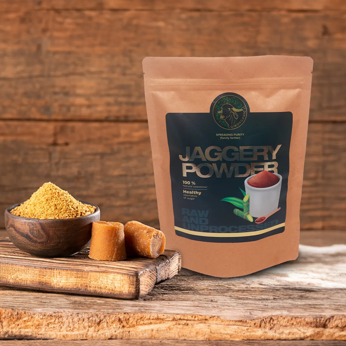 Gir Organic Raw Jaggery Powder - Image 18