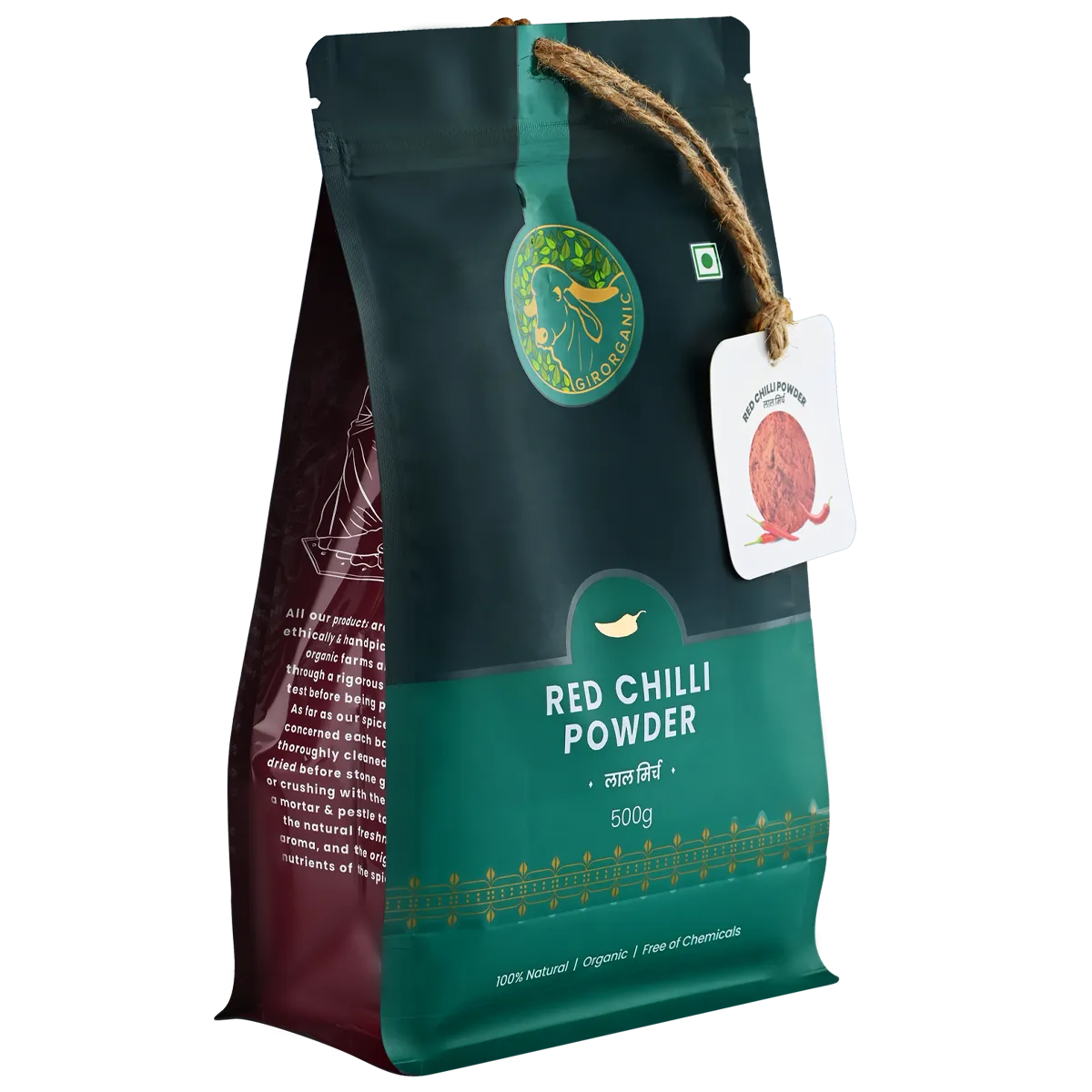 Gir Organic Red Chilli Powder Stone Ground - Image 15