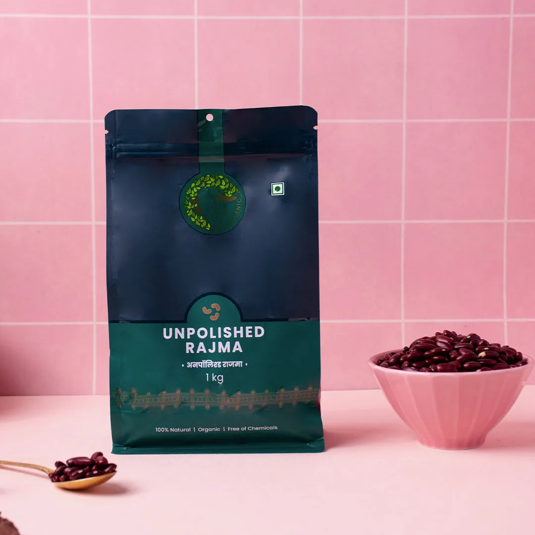 Gir Organic Red Rajma - Unpolished - Image 2
