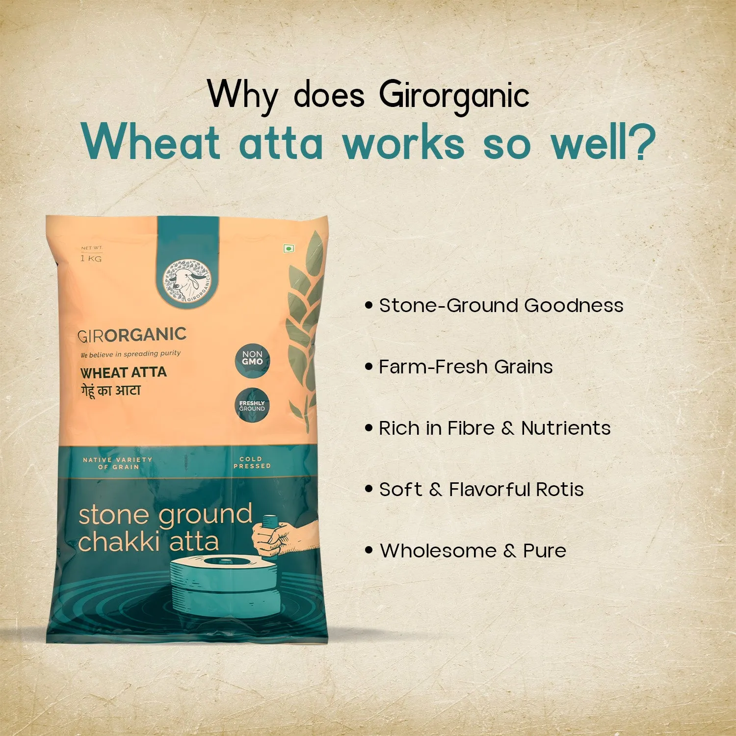 Gir Organic Sharbati Wheat Atta - Image 11
