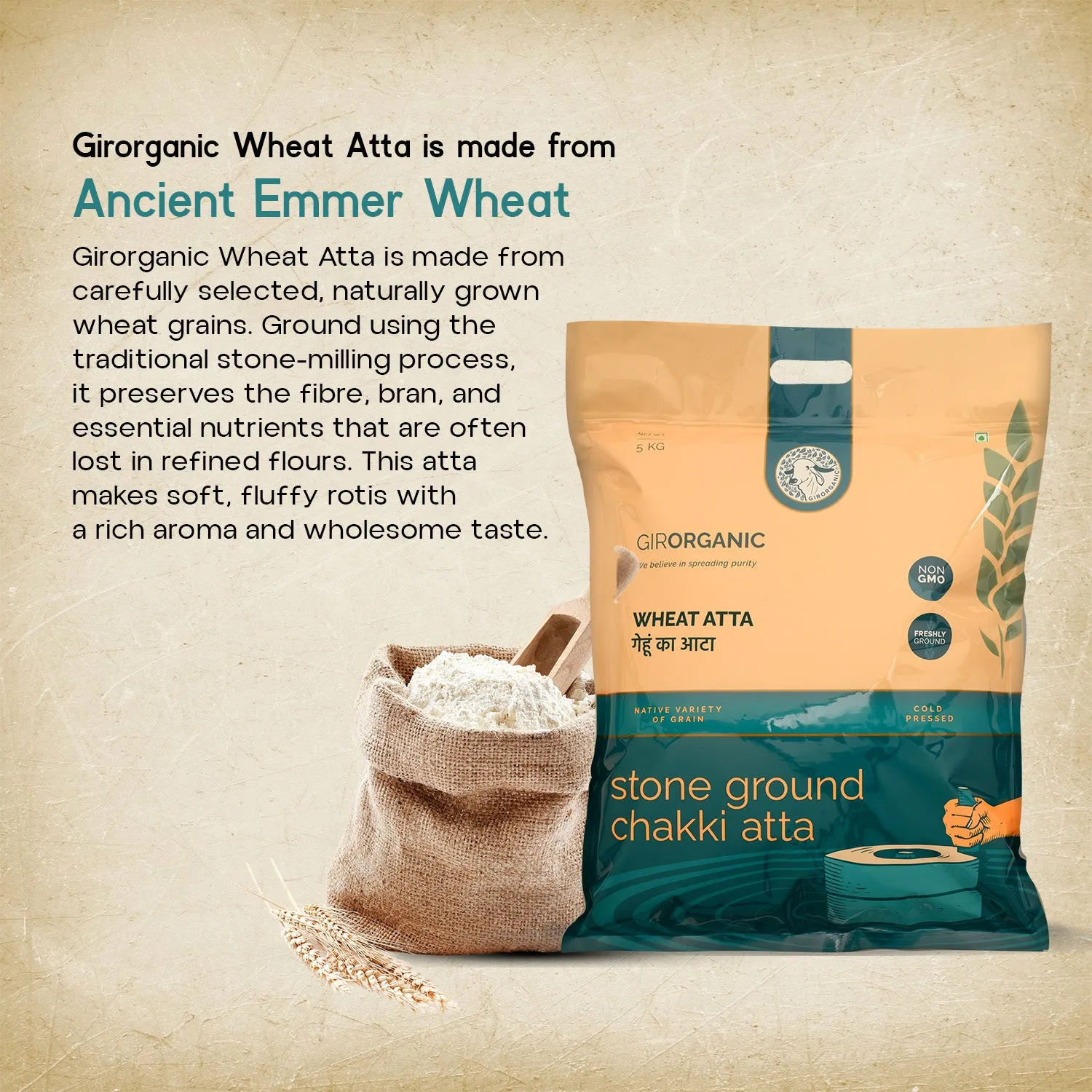 Gir Organic Sharbati Wheat Atta - Image 15