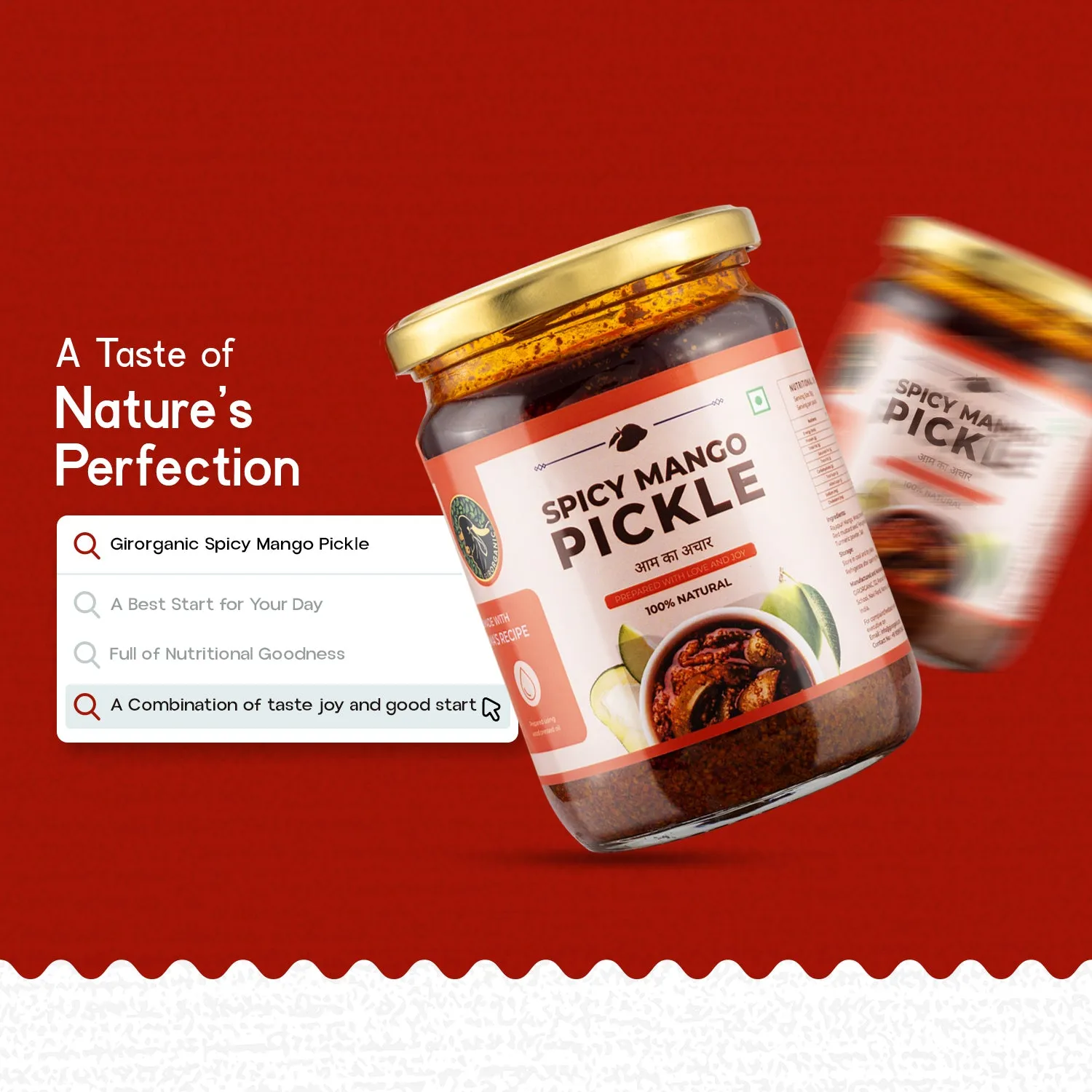 Gir Organic Spicy Mango Pickle - Image 4