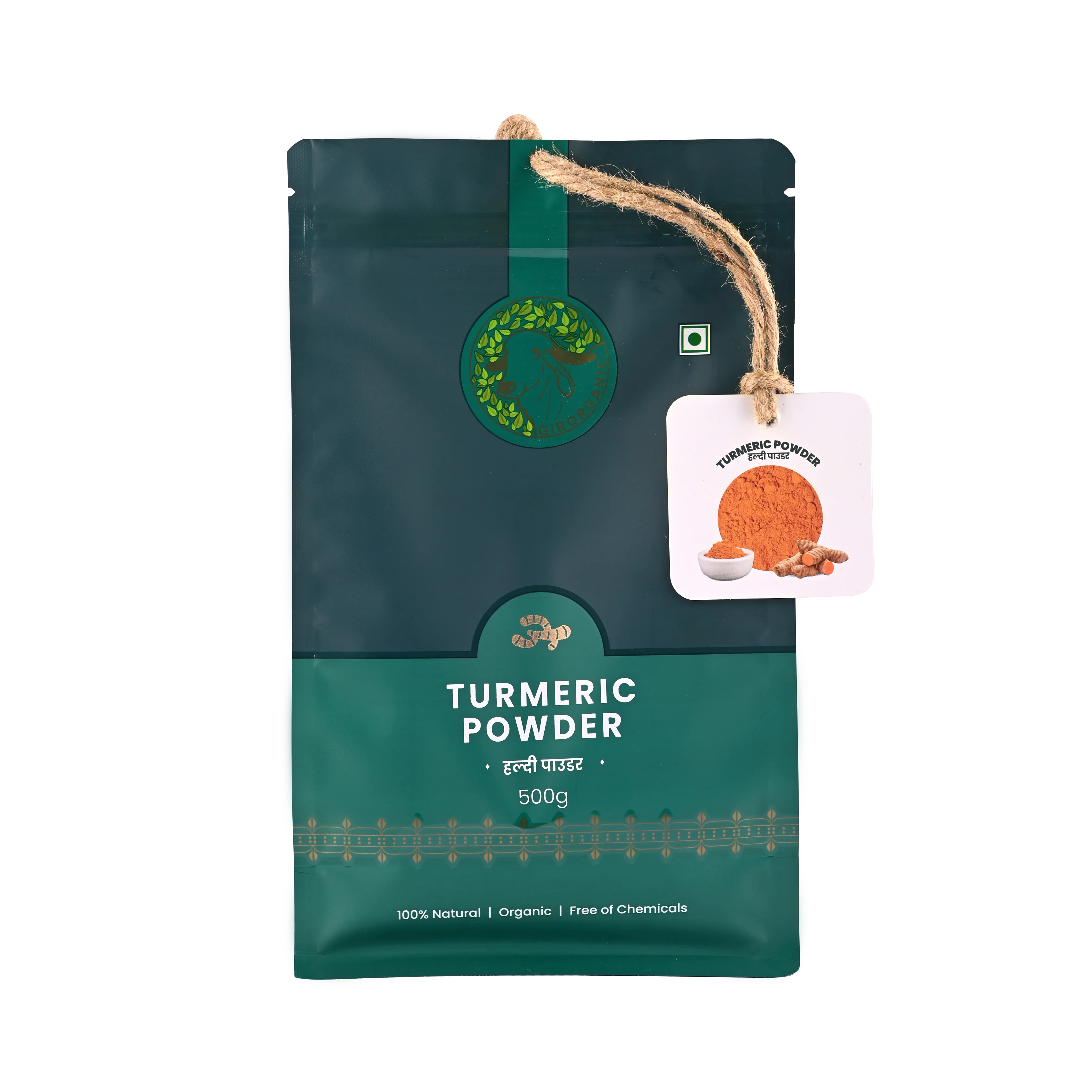 Gir Organic Turmeric Powder Stone Ground - Image 10