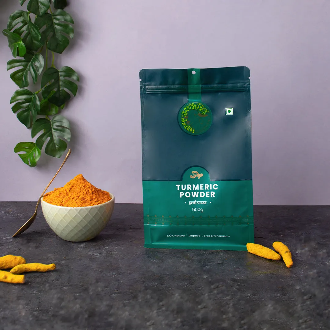 Gir Organic Turmeric Powder Stone Ground - Image 11