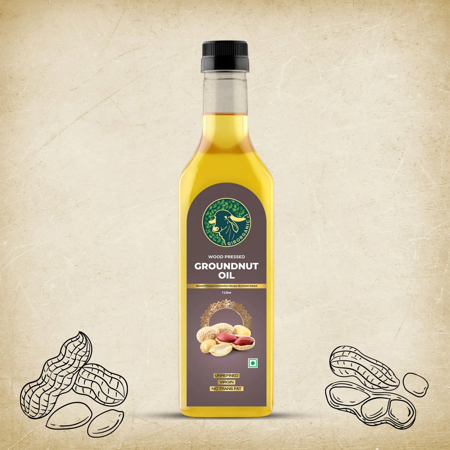 Gir Organic Wood Pressed Groundnut Oil - Image 6