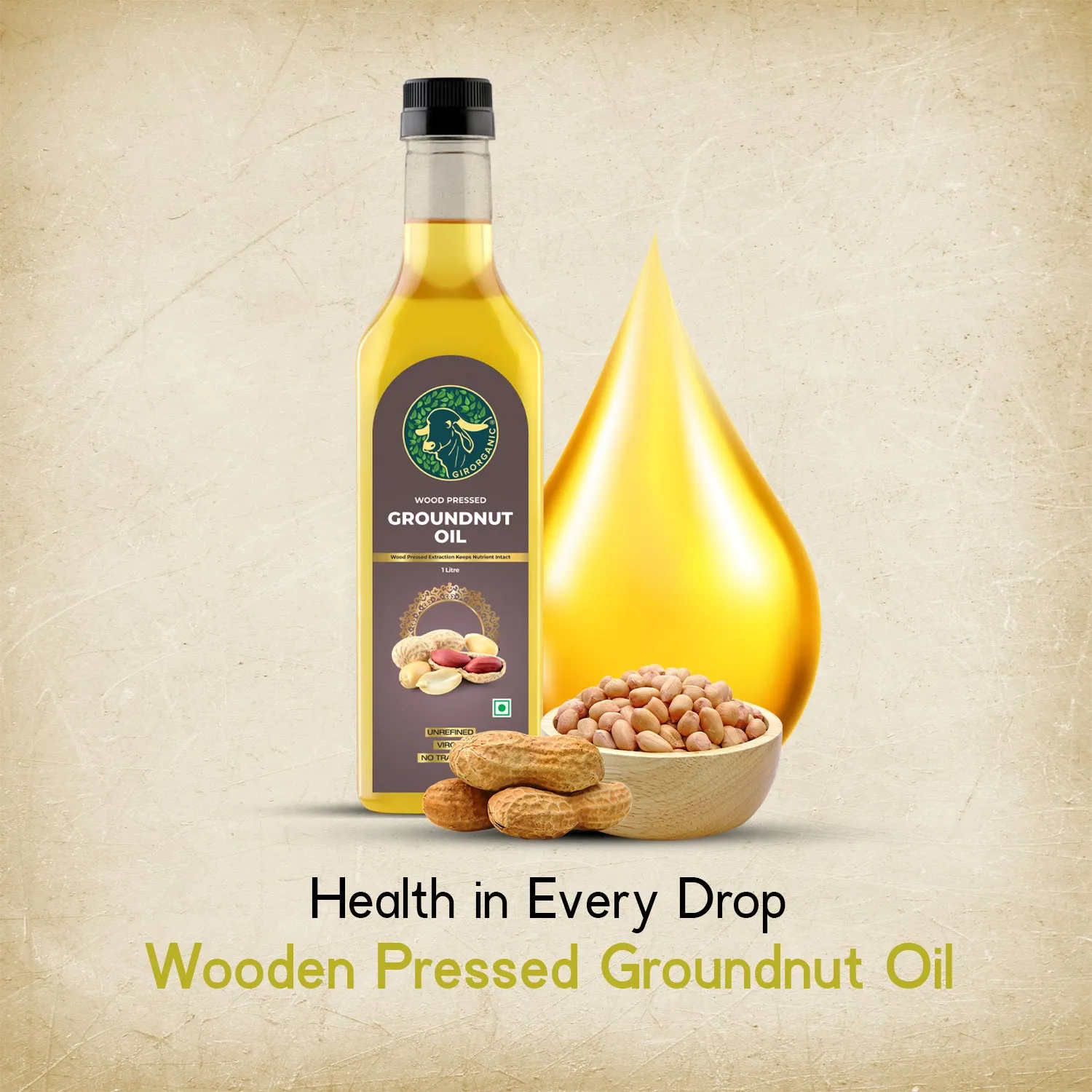 Gir Organic Wood Pressed Groundnut Oil - Image 7