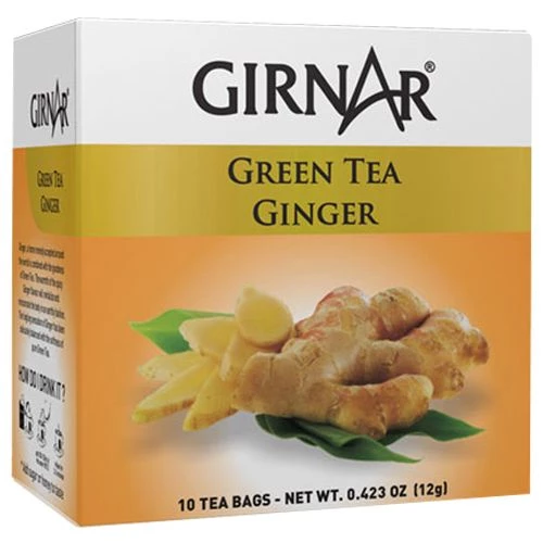 Girnar Green Tea Bag - Ginger