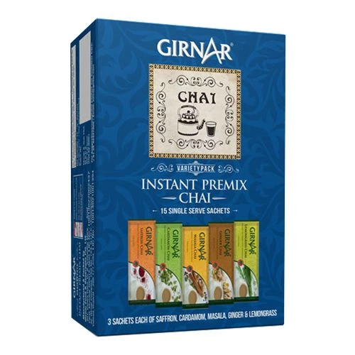 Girnar Instant Tea Bag - Premix Variety Pack Girnar Instant Tea Bag - Premix Variety Pack--15 pcs