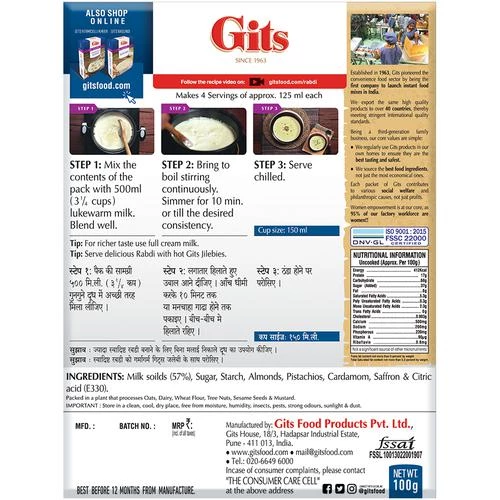 Gits Dessert Mix - Rabdi - Image 2