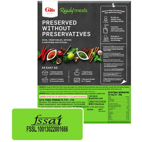 Gits Ready To Eat - Veg Biryani - Image 5