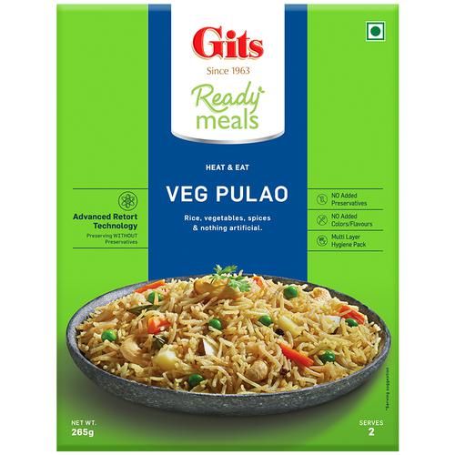 Gits Ready To Eat - Veg Pulao Gits Ready To Eat - Veg Pulao--265 g